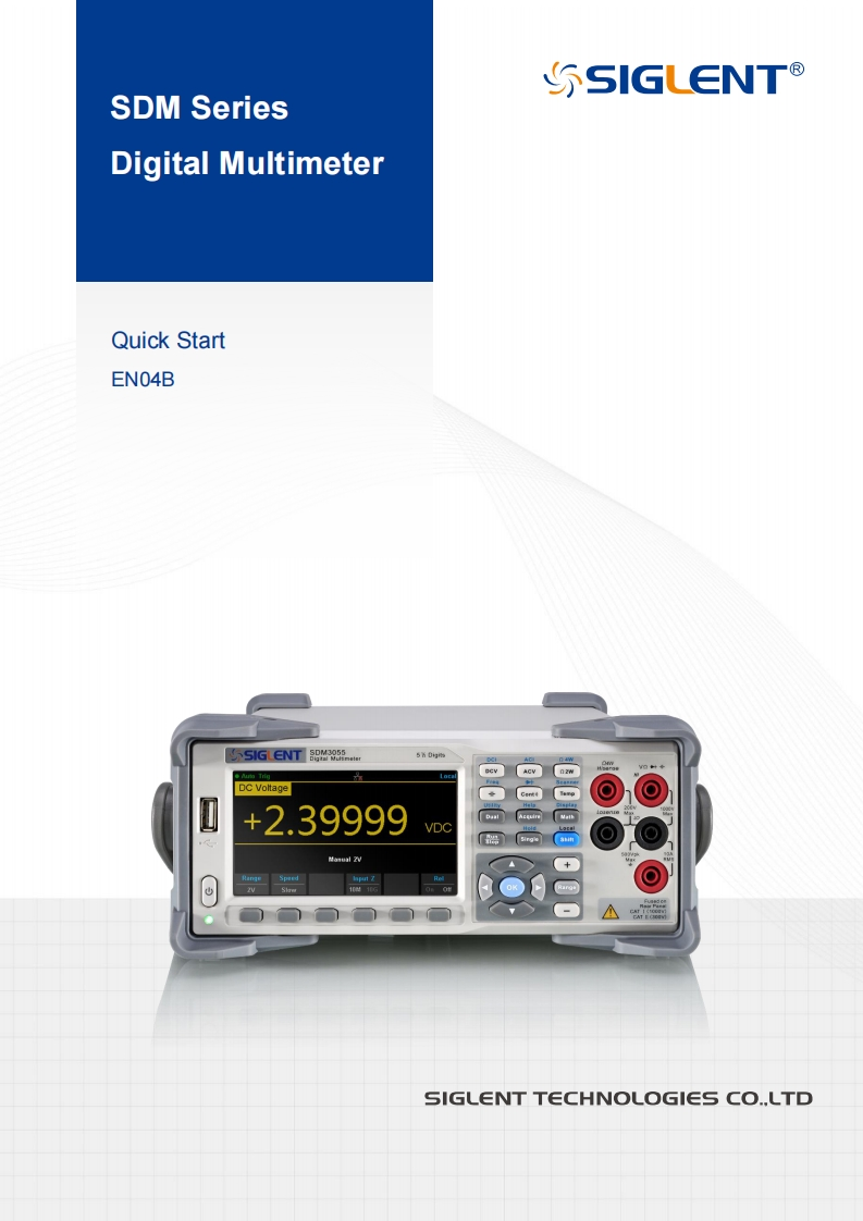 SDM_Series_快速操作手册说明书_EN04B