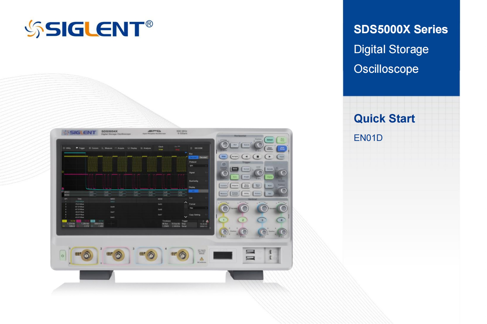 SDS5000X_快速操作手册说明书_EN01D