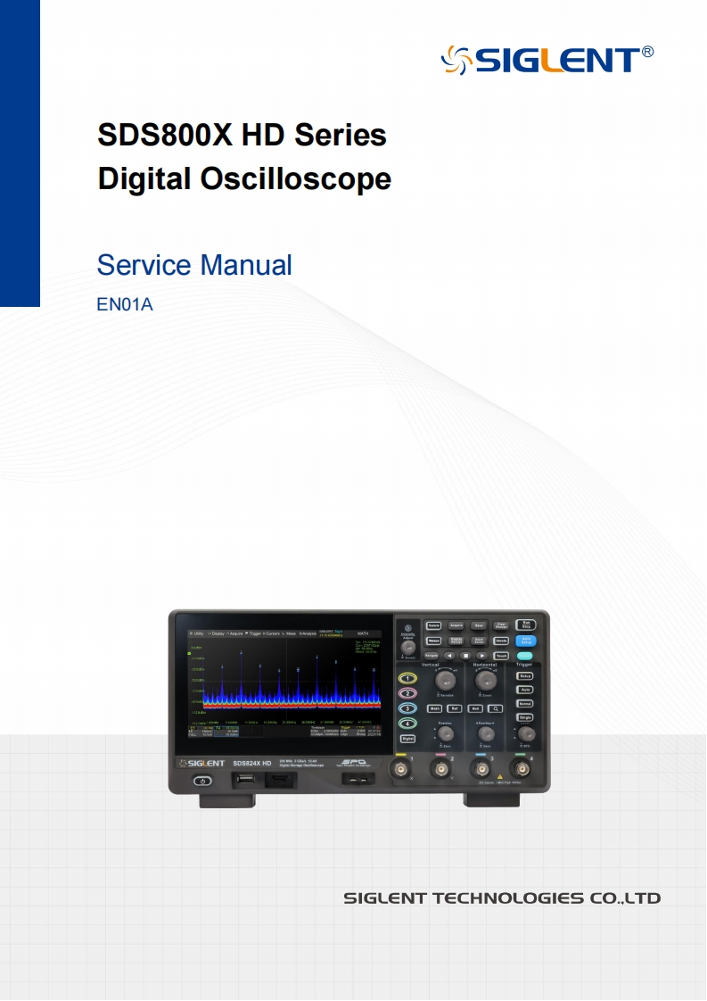 SDS800X-HD_维护维修说明书手册_EN01A
