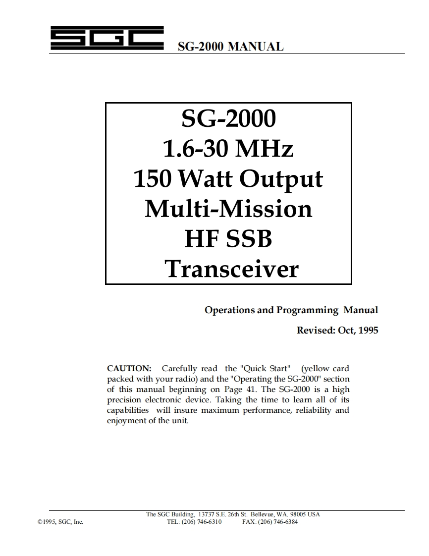 SGC_SG-2000-(Manual操作说明书手册)