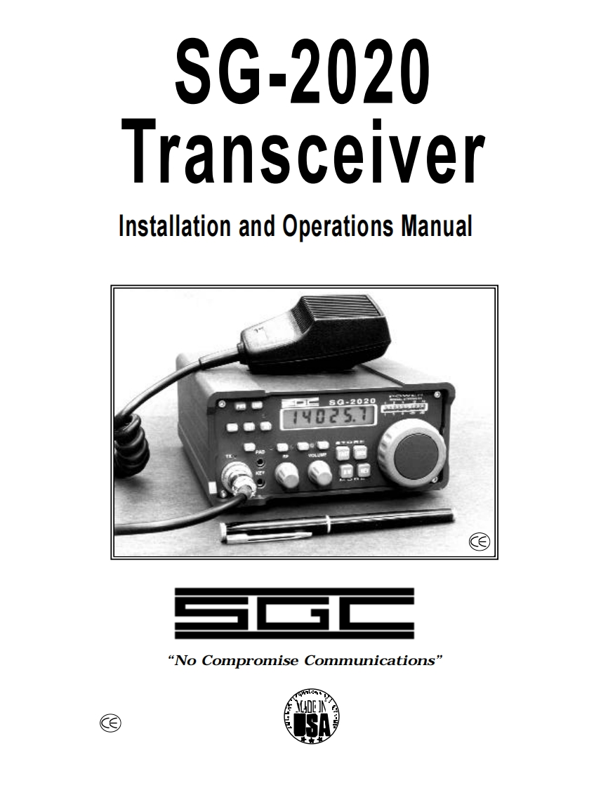 SGC_SG-2020-(Manual操作说明书手册)