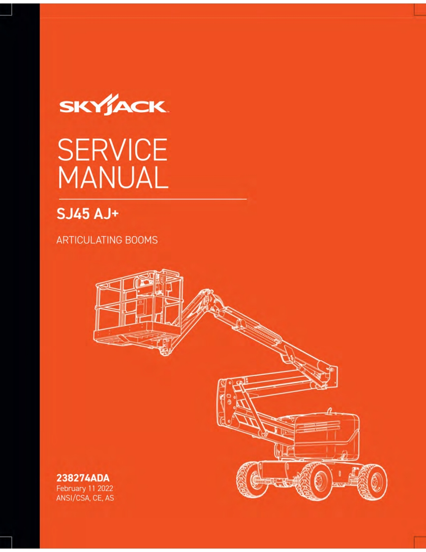 SKYJACT-SJ45AJPlus-Service-Manual维修保养说明书手册