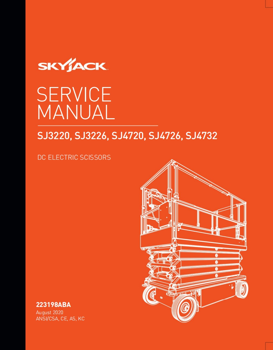 SKYJACT-SJ4732-Service-Manual维修保养说明书手册
