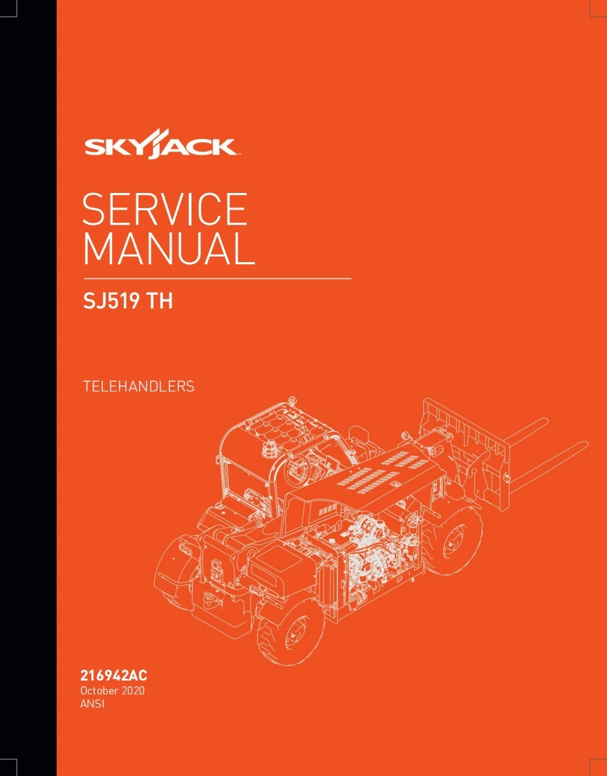 SKYJACT-SJ519TH-Service-Manual维修保养说明书手册