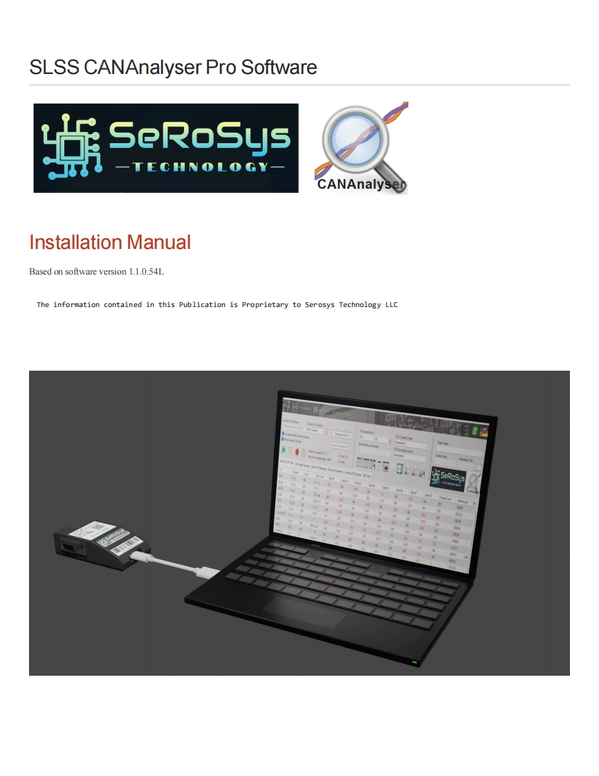 SLSSCANAnalyserPro安装操作说明书手册