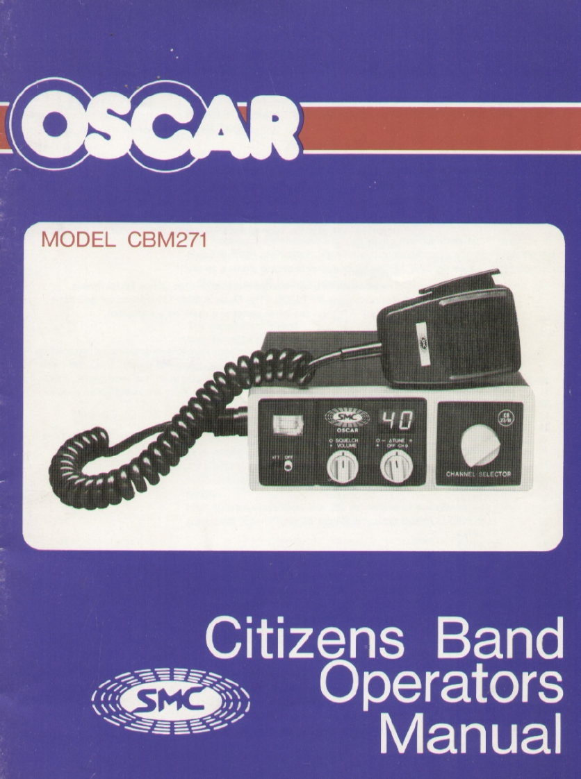 SMC_Oscar_One_Manual操作说明书手册