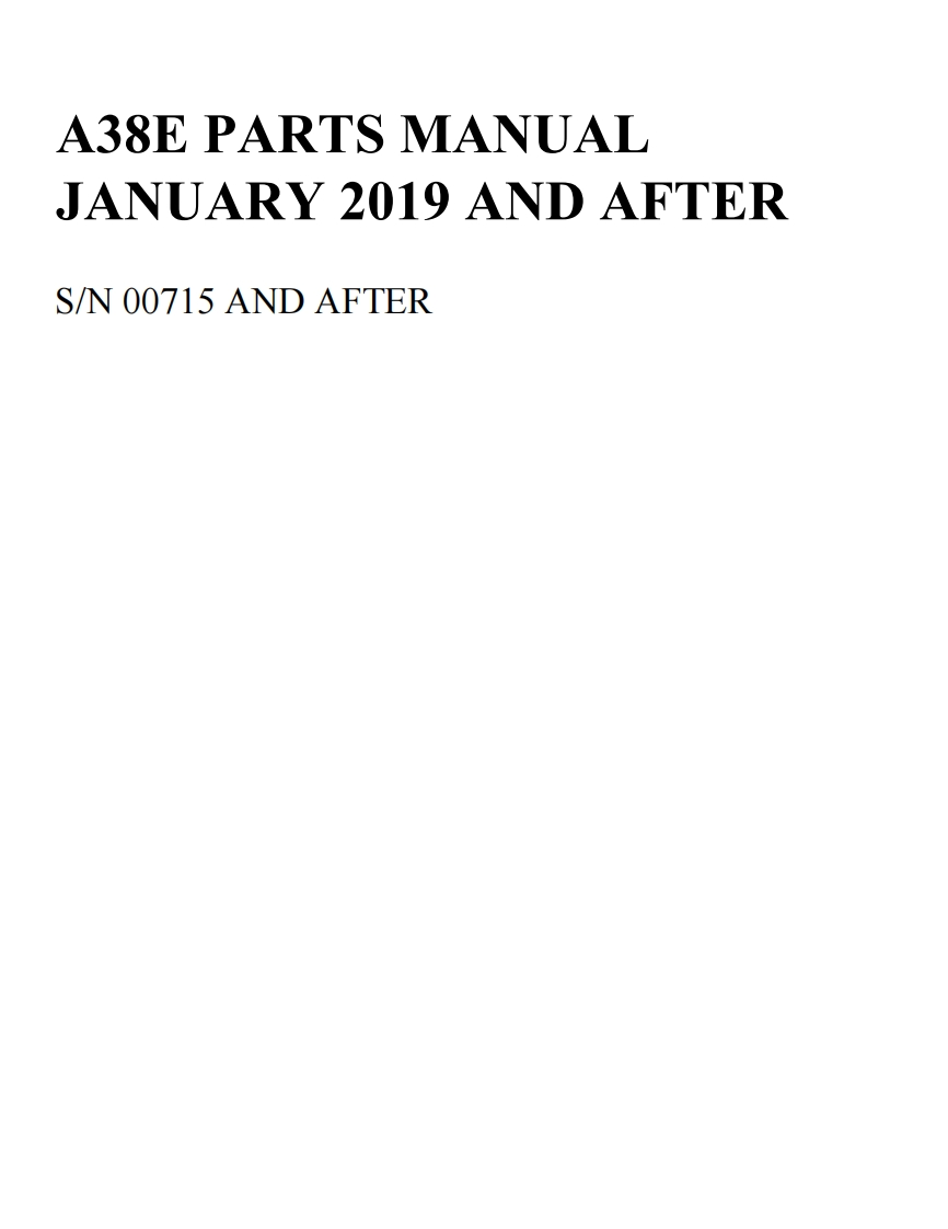 SNORKEL-a38e__201901after维修与零部件说明书手册