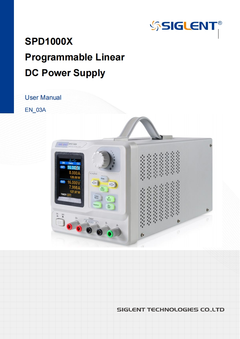 SPD1000X_操作说明书手册_E03A