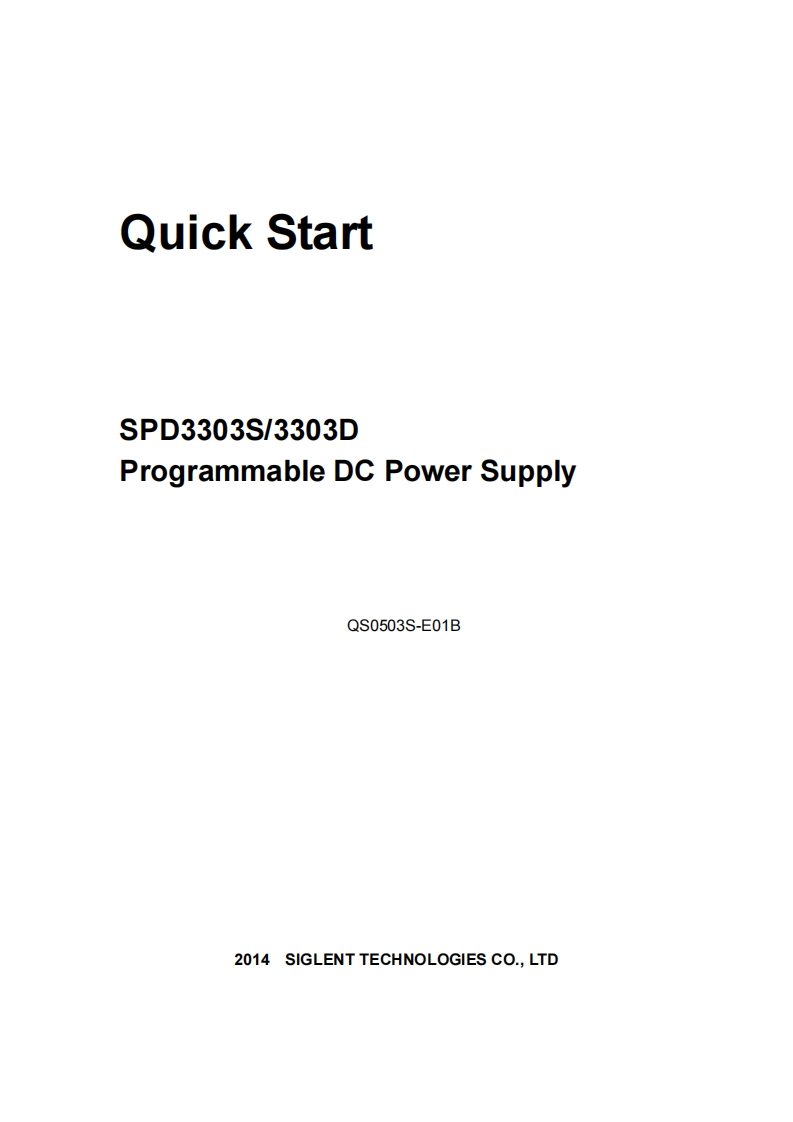 SPD3303SD-快速操作手册说明书-QS0503S-E01B