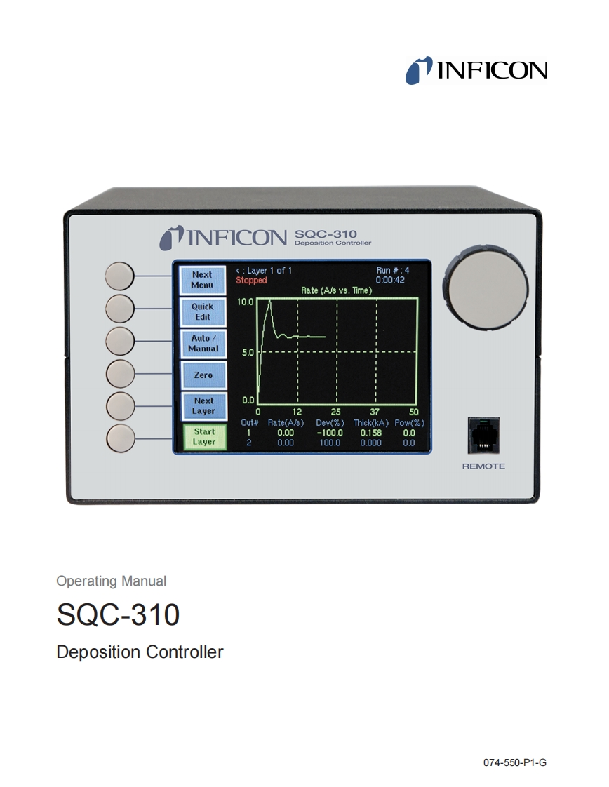 SQC-310操作说明书手册