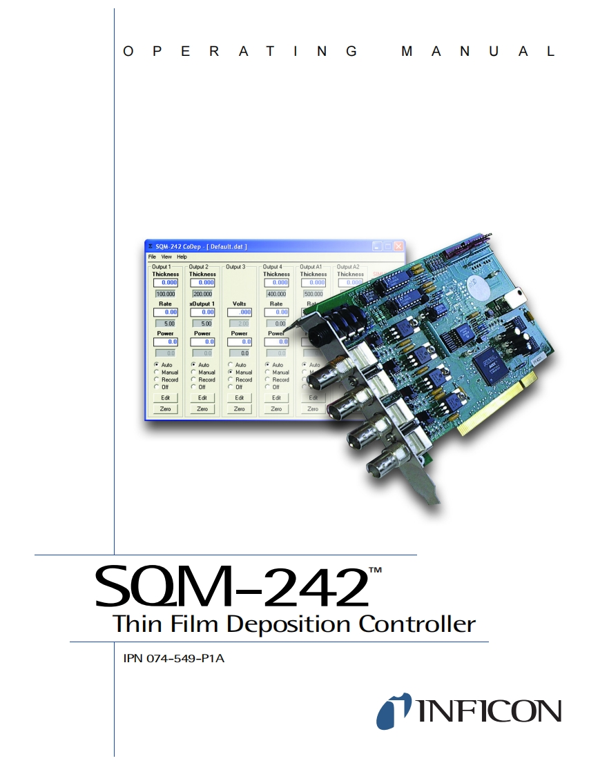 SQM-242andSAM-242_操作说明书手册