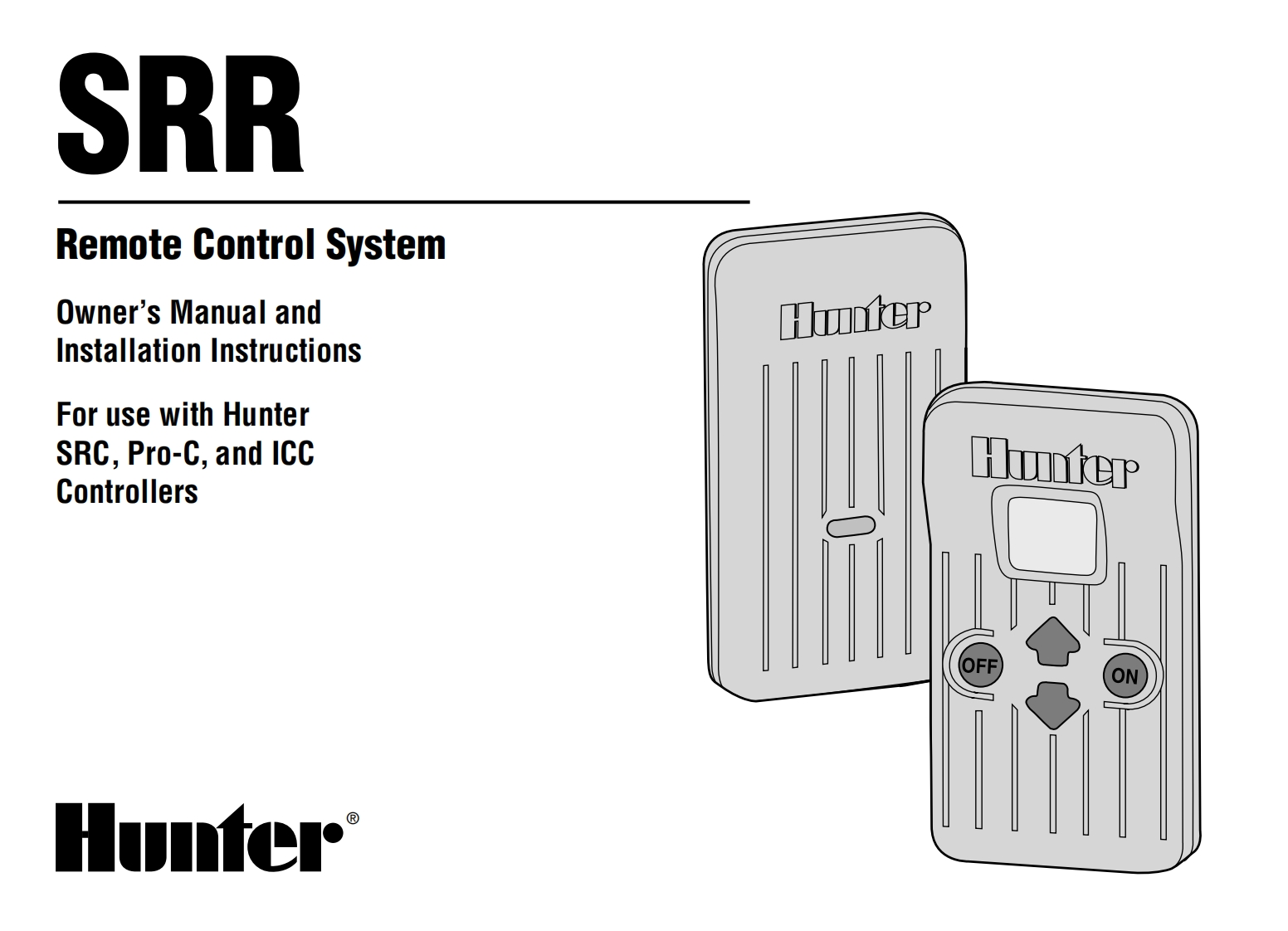 SRR-Remote-Controls-安装操作说明书手册