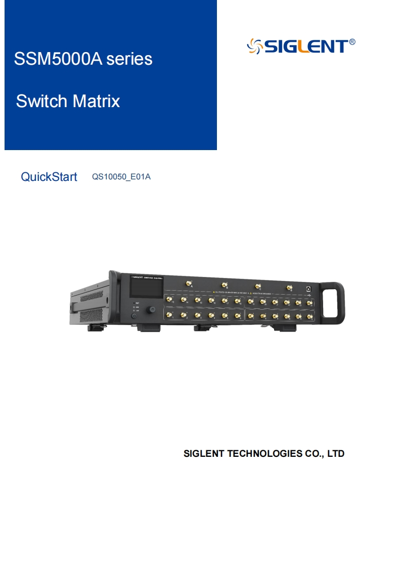 SSM5000A_简明说明书手册_01A
