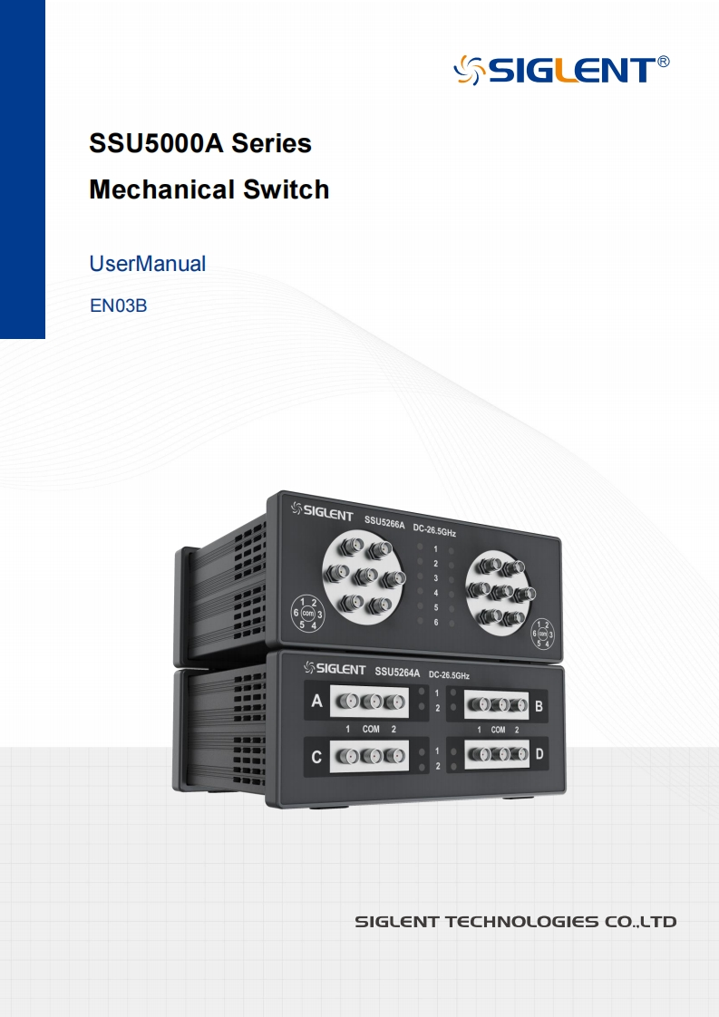 SSU5000A_操作说明书手册_EN03B