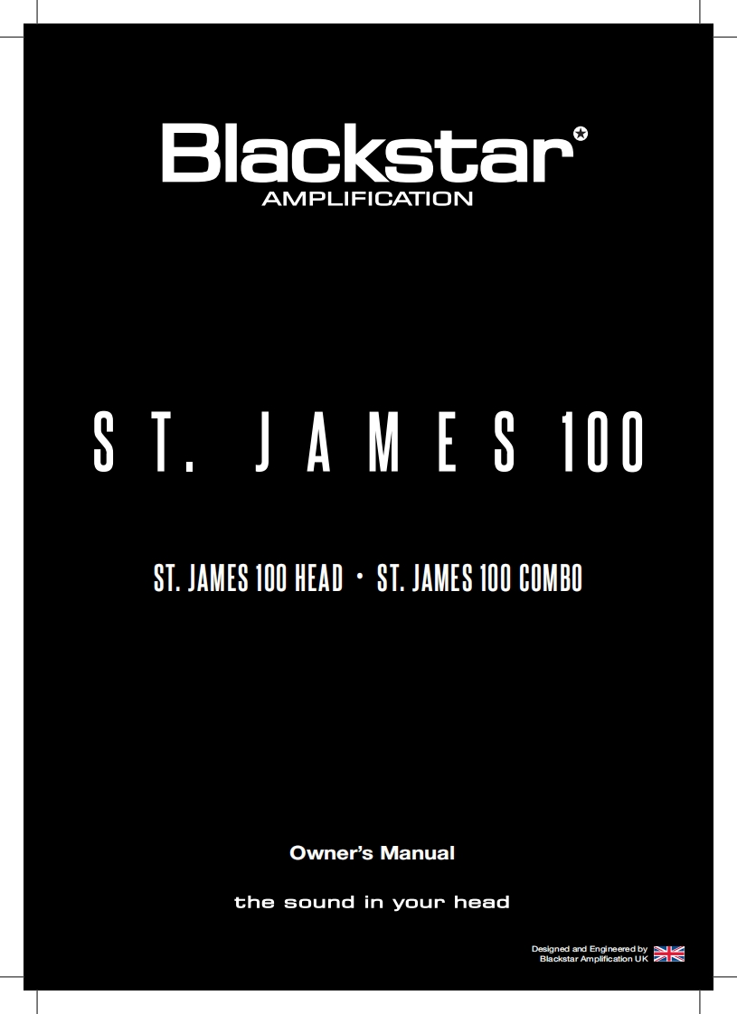 ST.-JAMES-100W-操作说明书手册