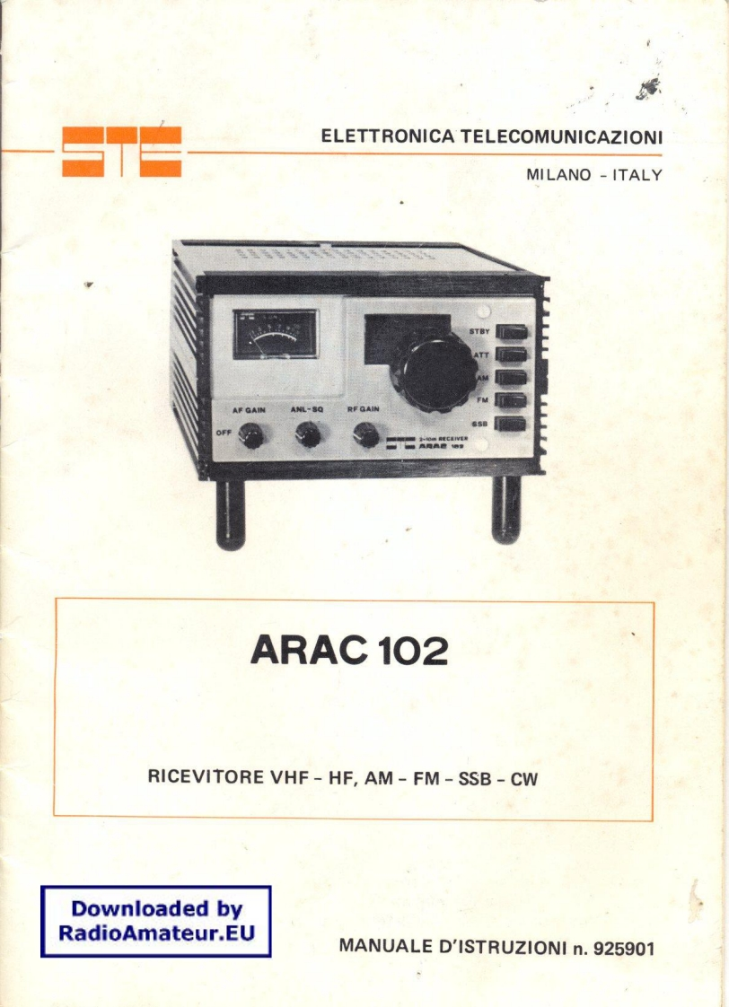 STE_ARAC-102_使用说明书手册