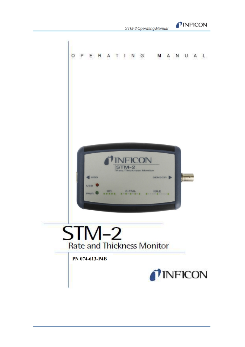 STM-2USBRateThicknessMonitor操作说明书手册(Japanese)