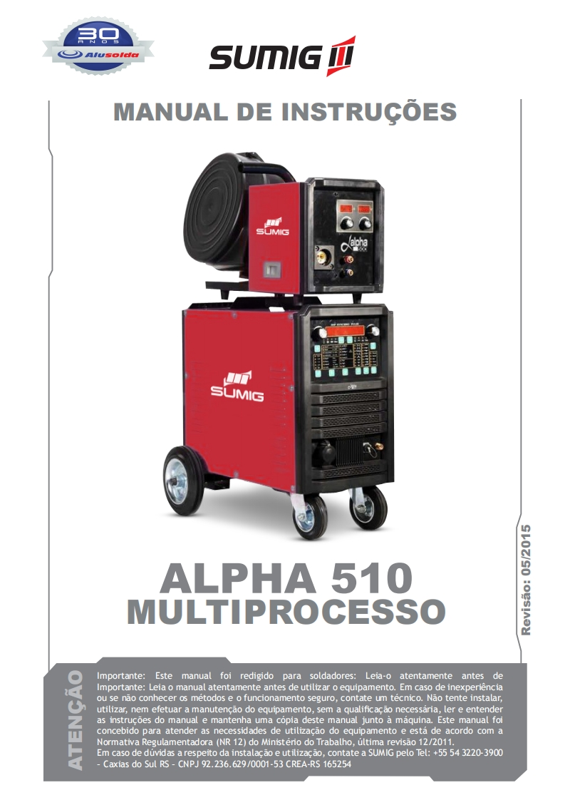 SUMIG_ALPHA_510操作手册含电器原理图