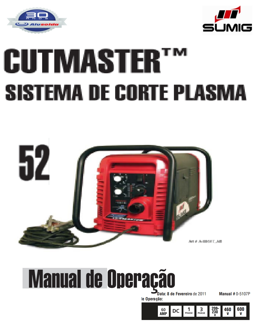 SUMIG_CUTMASTER_52操作手册含电器原理图