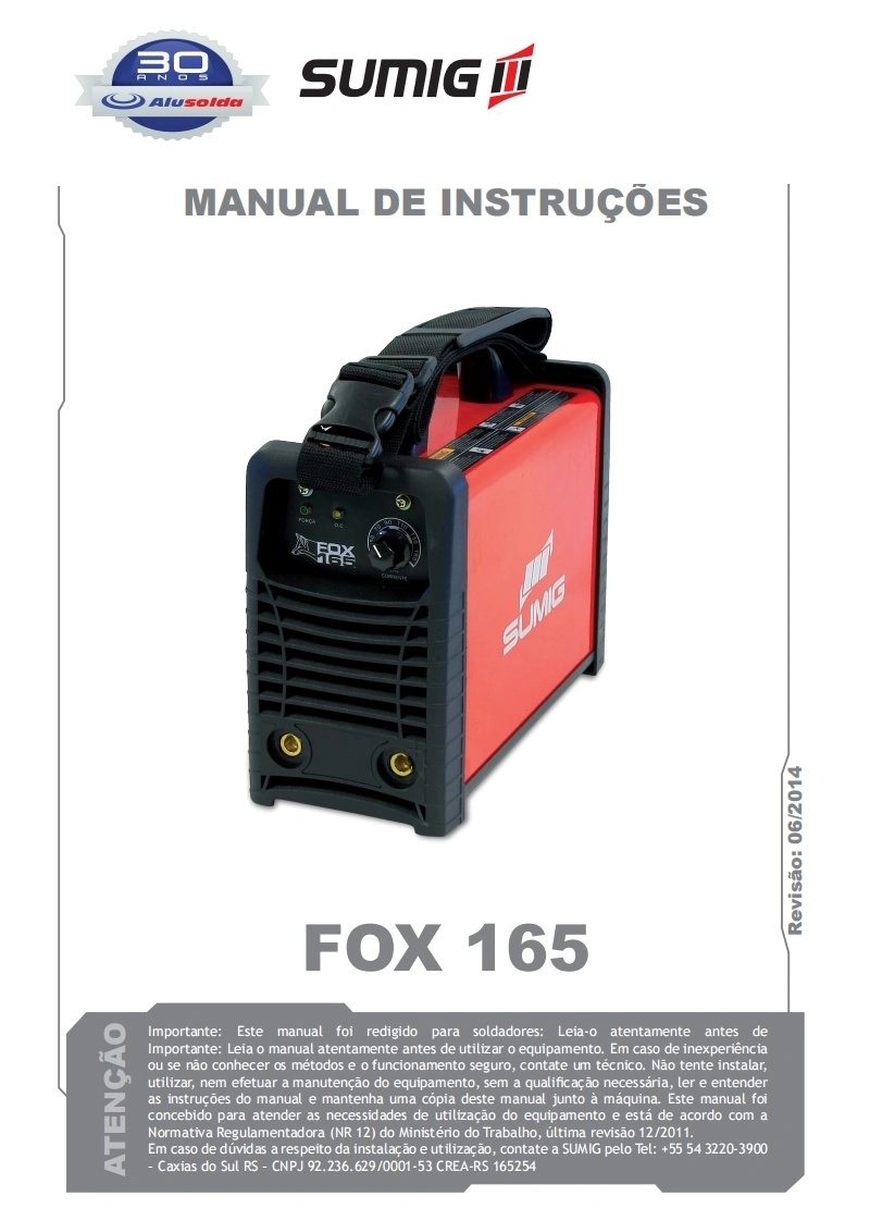 SUMIG_FOX_165操作手册含电器原理图