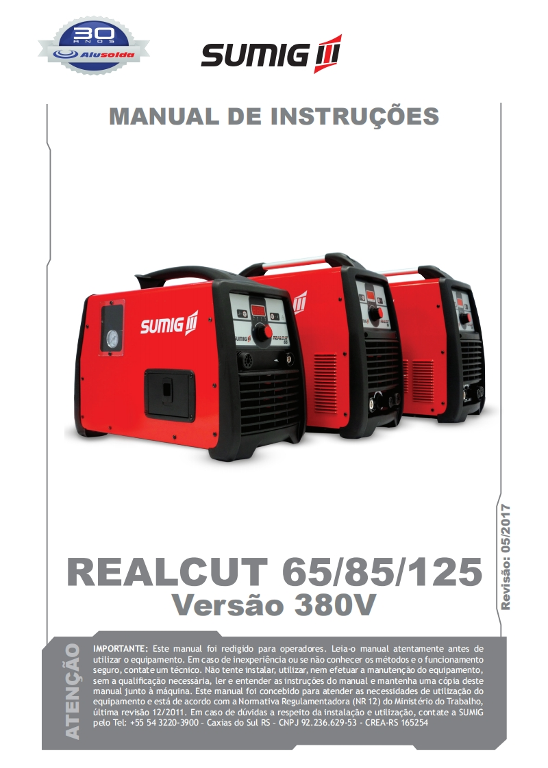 SUMIG_REALCUT_65__85__125_380V操作手册含电器原理图