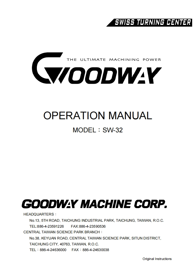 SW-32-OPERATION-MANUAL操作说明书手册-04-ver