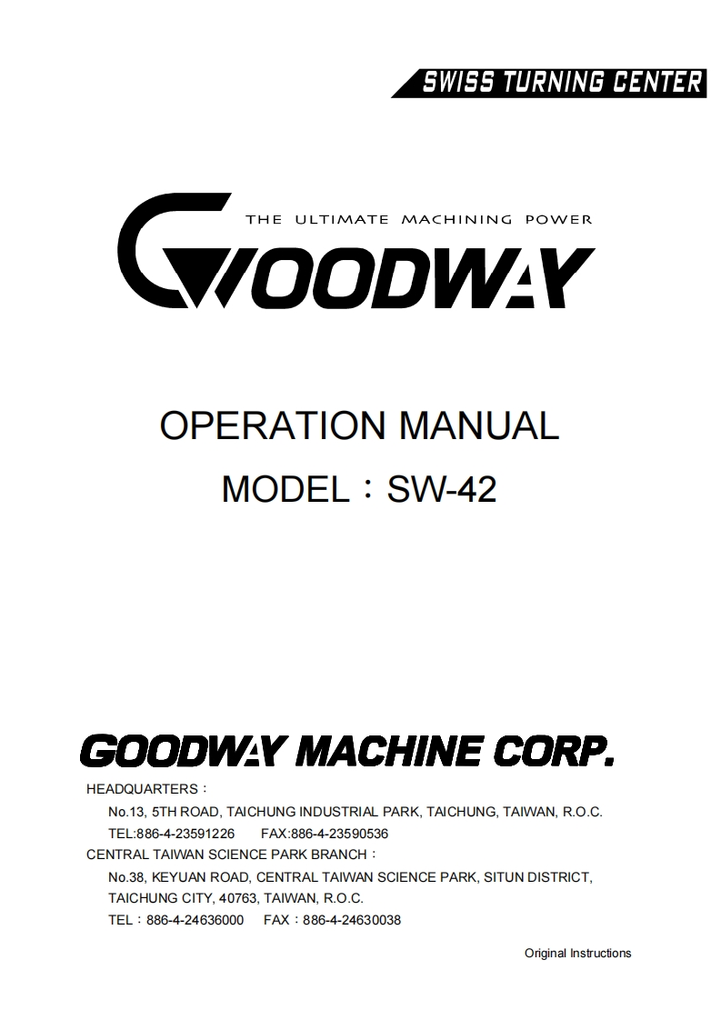 SW-42-OPERATION-MANUAL操作说明书手册-02-ver-and-SW-42--PARTS-LIST-02-ver