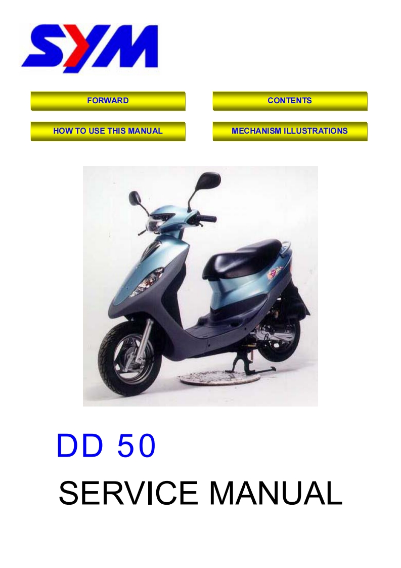 SYM_DD_摩托车维修手册