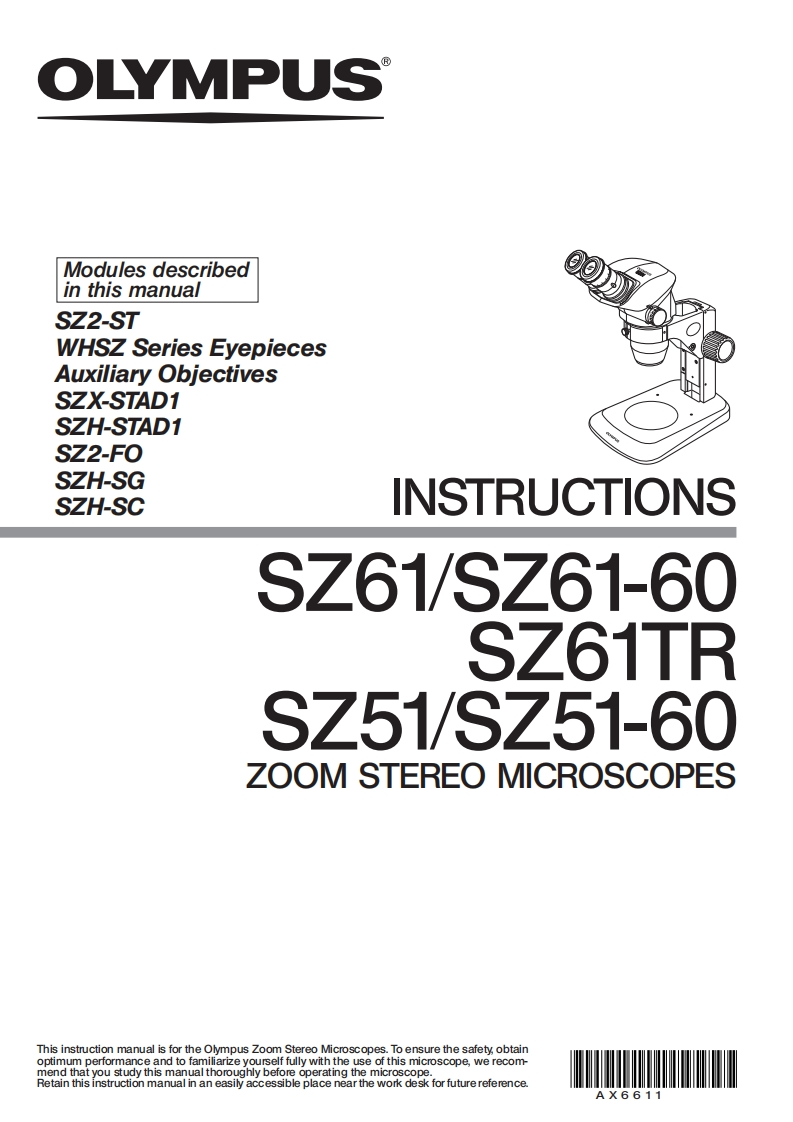 SZ61_SZ61-60_SZ60TR_SZ51_SZ51-60_用户使用说明书手册