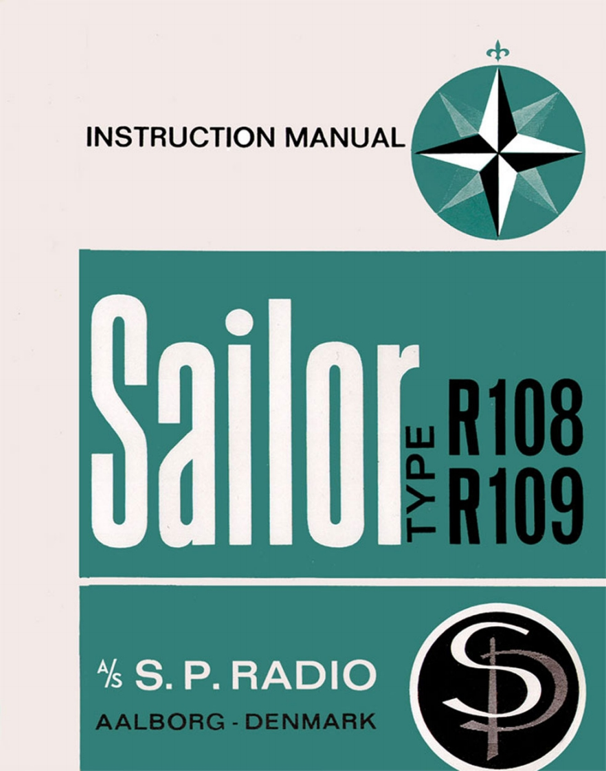 Sailor_R108_(Manual操作说明书手册)