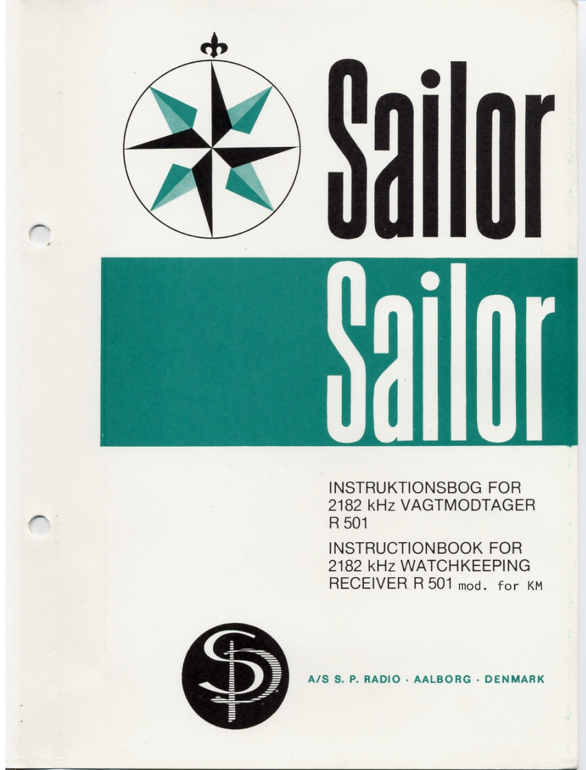 Sailor_R501_(Manual操作说明书手册)