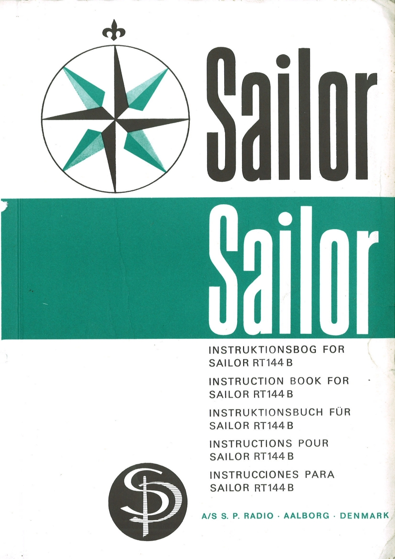 Sailor_RT144B-(Manual操作说明书手册)