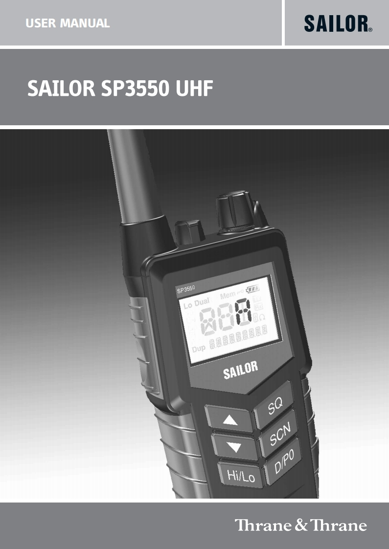 Sailor_SP3550_(Manual操作说明书手册)