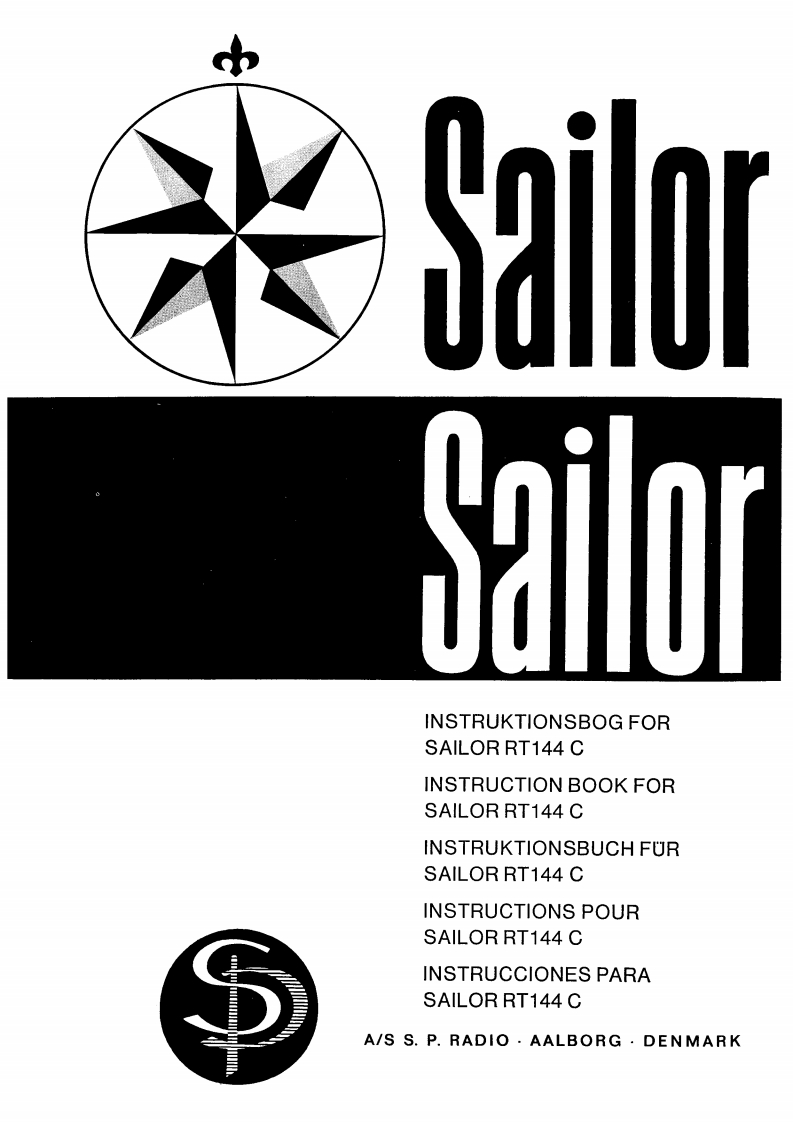 Sailor__RT144C_(Manual操作说明书手册)
