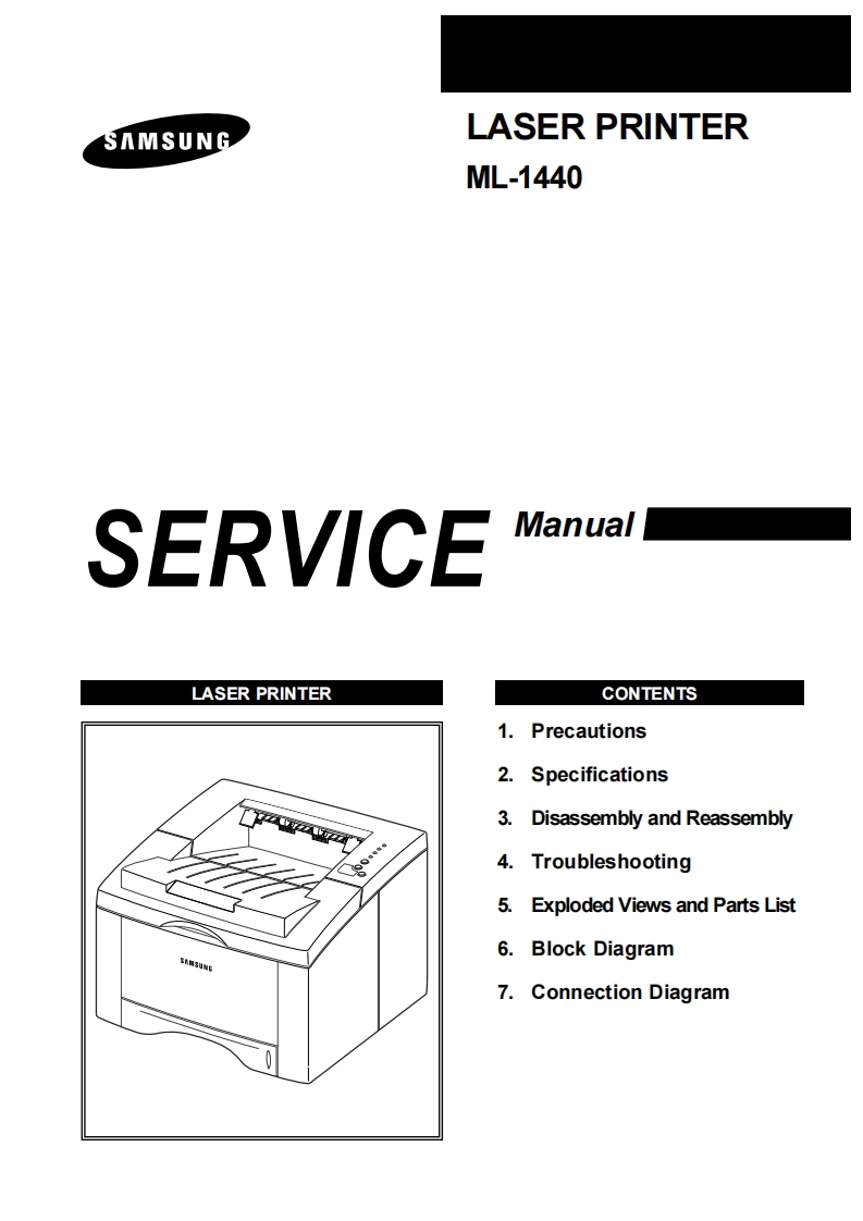Samsung_ML-1440_维修维护说明书手册