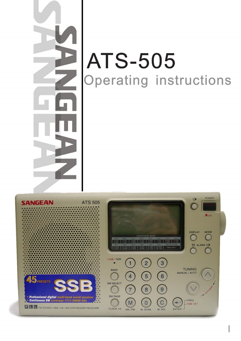 Sangean-ATS-505_(Operating-Manual操作说明书手册)