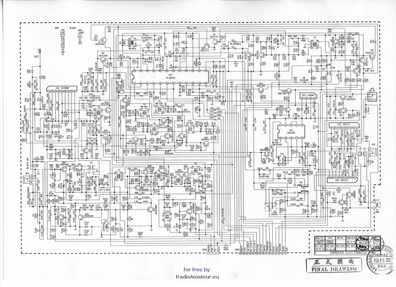 Sangean_ATS-505_电器原理图
