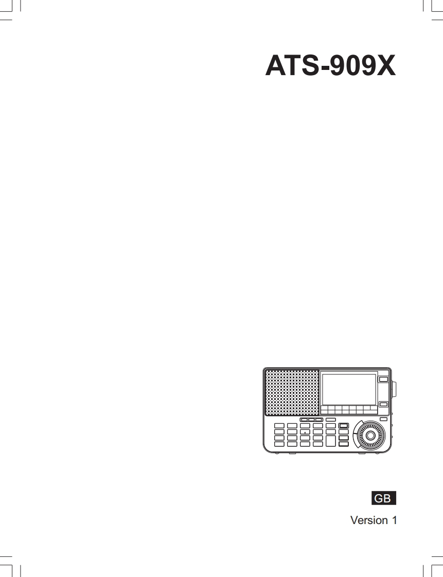 Sangean_ATS-909X_user操作说明书手册