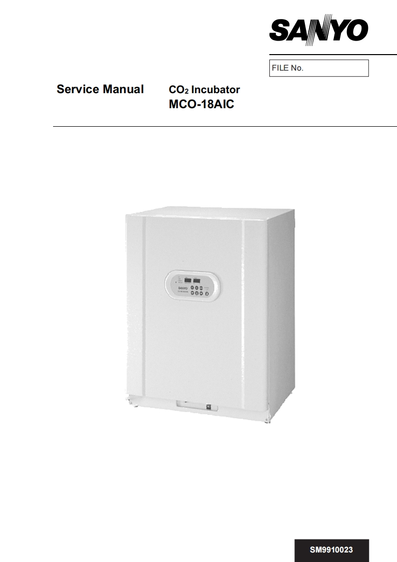 Sanyo-MCO-18AIC-Service-操作说明书手册