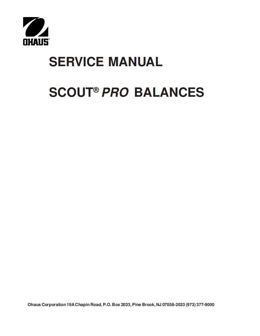 Scout-Pro-Service-参考说明书手册