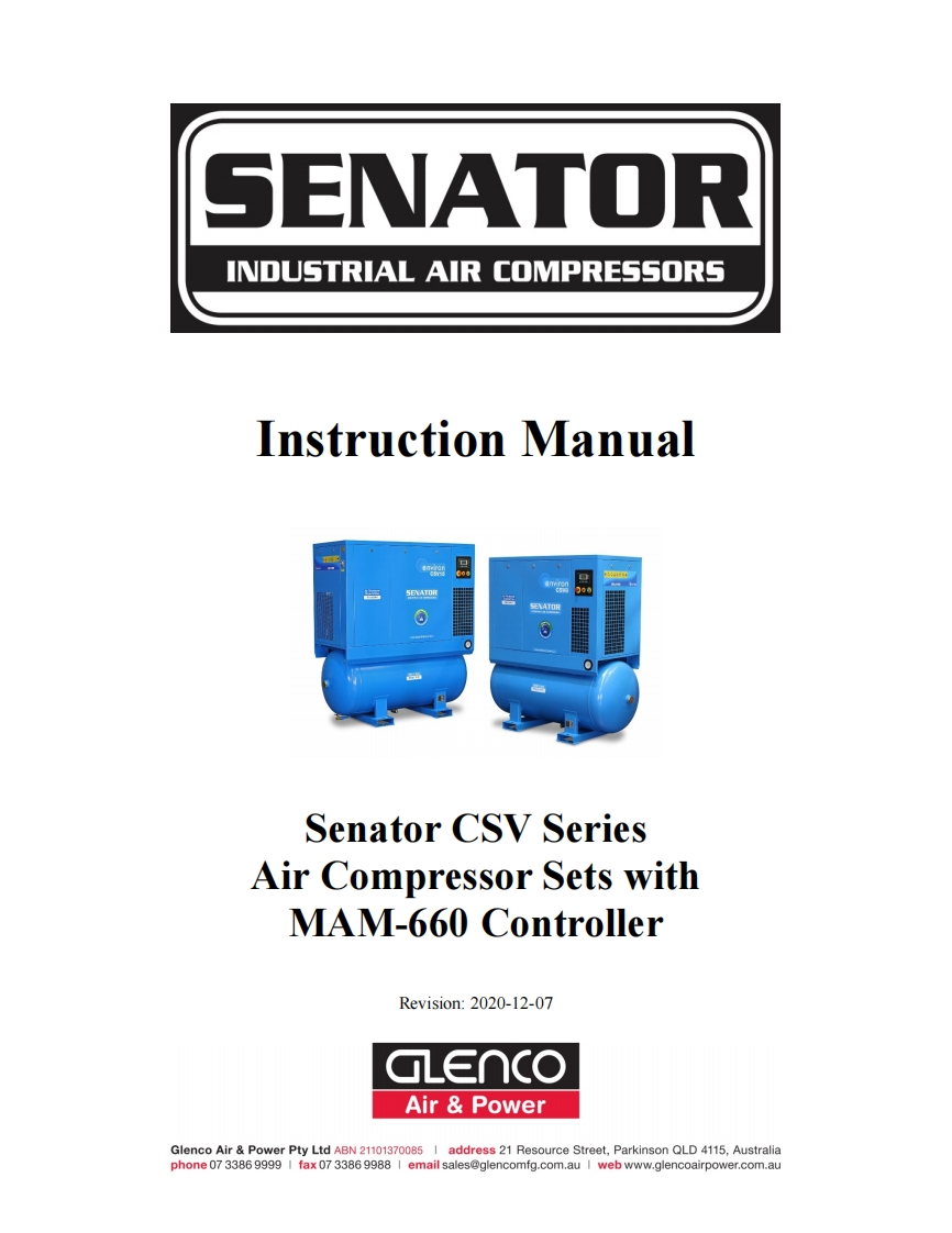Senator-CSV-Series-with-MAM-660-Controller-使用说明书手册-2020-12-07