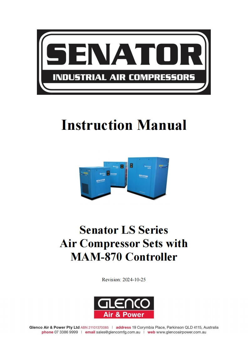 Senator-LS-Series-with-MAM-870-Controller-使用说明书手册-2024-10-25