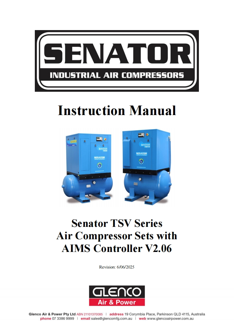 Senator-TSV-Series-with-AIMS-Controller-V2.06-使用说明书手册-250606