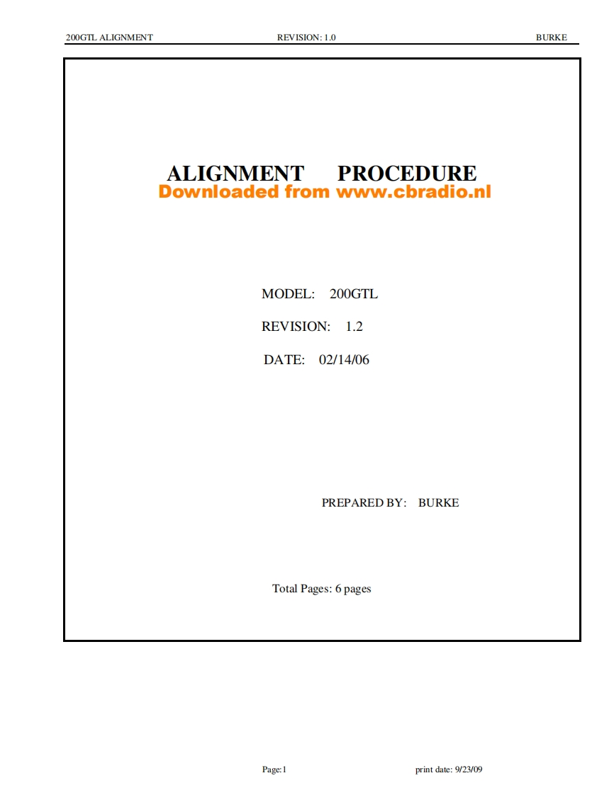 Service_Manual_Cobra_200GTL_DX_ENG维修手册含电器原理图