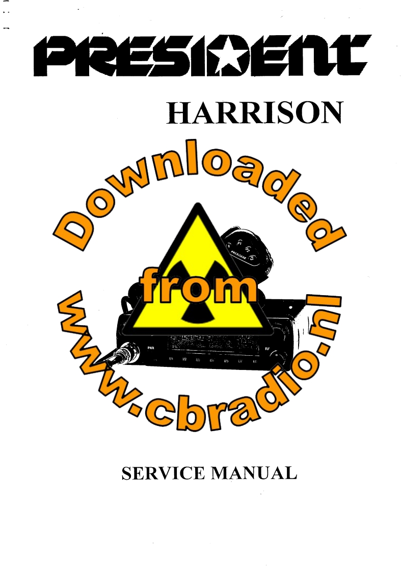 Service_Manual_President_Harrison_ENG维修手册含电器原理图