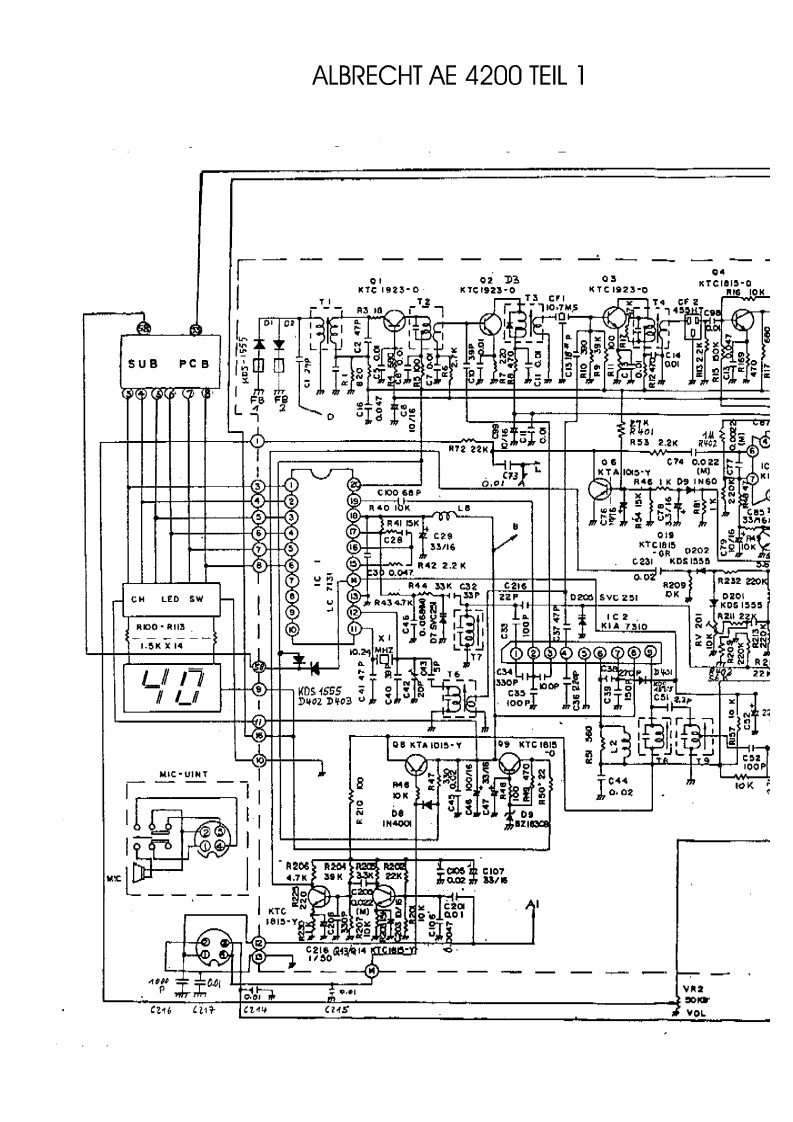 Sh_Albrech_AE4200维修电器原理图