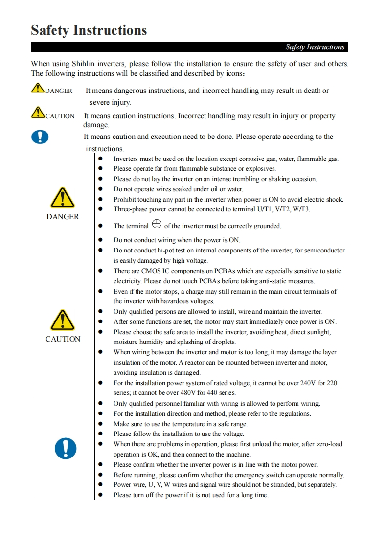 Shihlin-SS2-Manual变频器操作说明书手册-V1.09-ENG