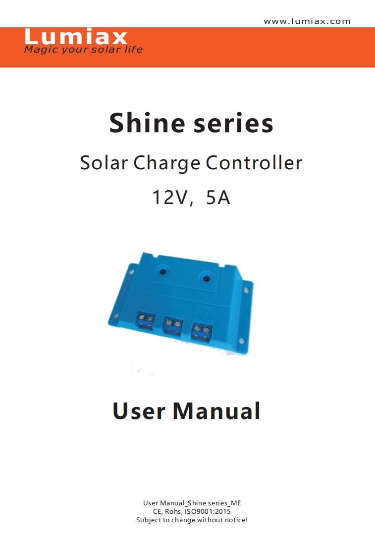 Shine05-series-Solar-Controller-操作说明书手册-En-ME