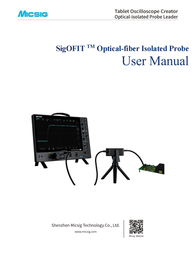 SigOFIToptical-fiberisolatedprobe-UserManual-Micsig-EN-2024.11.01_1730448884
