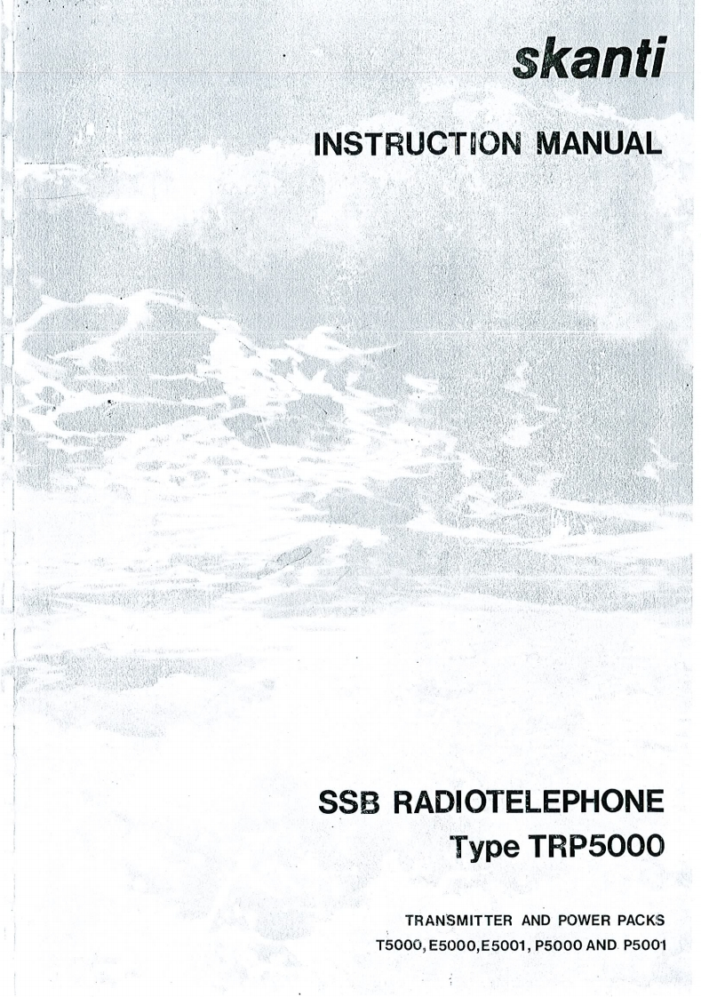 Skanti_TRP-5000_Manual操作说明书手册_(1979)